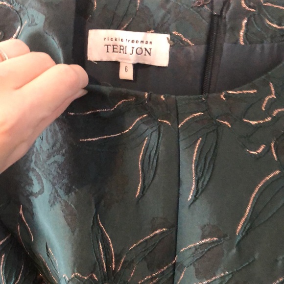 Teri Jon Hunter Green Midi Dress - Picture 4 of 4